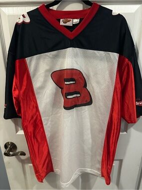 Vintage Dale Earnhardt Jr #8 Budweiser NASCAR Winner’s Circle Jersey Large Y2K